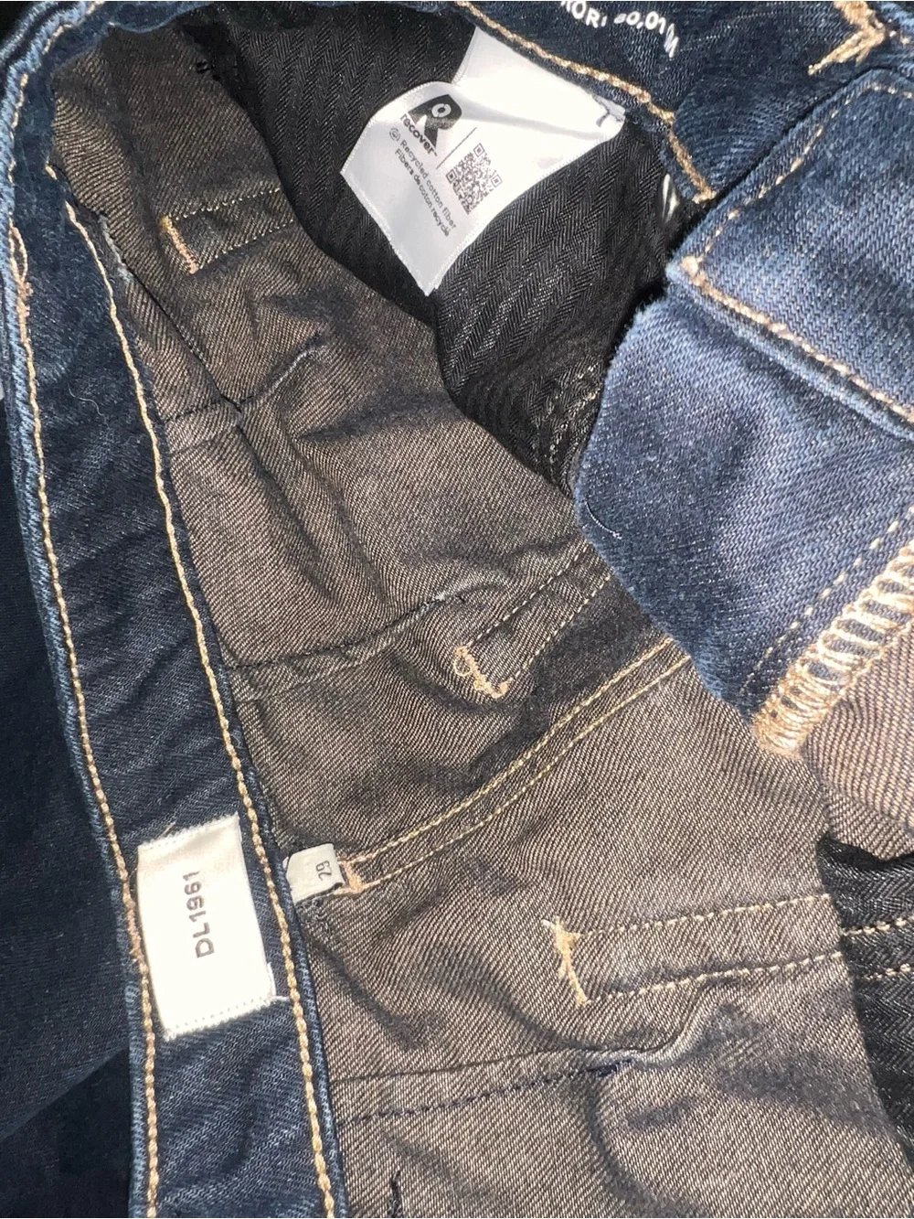 Dl1961 barrel Dark Indigo Wide-Leg Jeans citizens of humanity agolde mother ruti